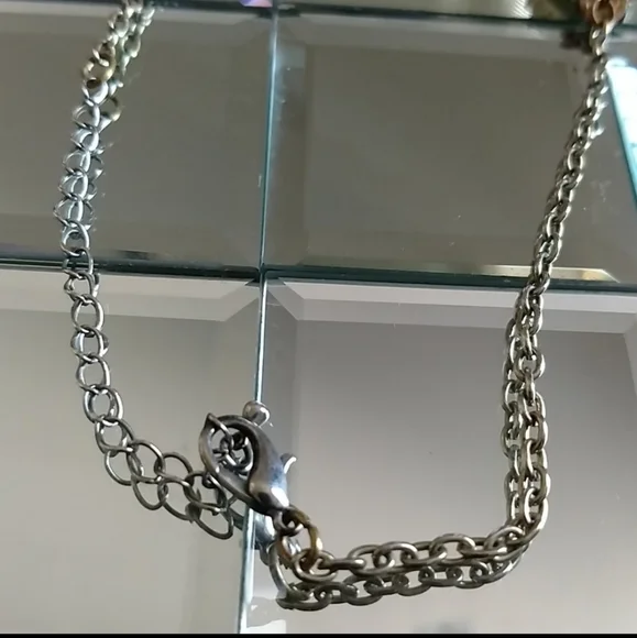 Multiple-Color Stone Necklace - Picture 2 of 2